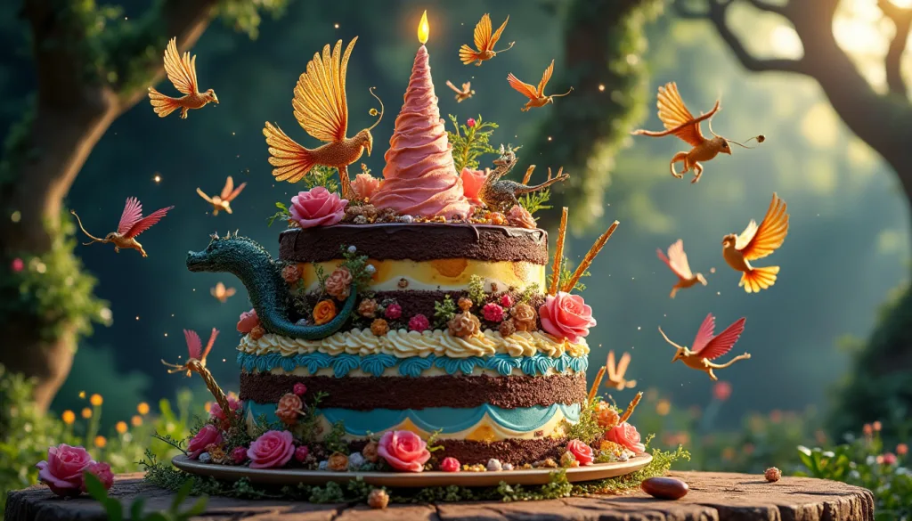 Le gâteau d&rsquo;anniversaire magique d&rsquo;Harry Potter préparé par Hagrid