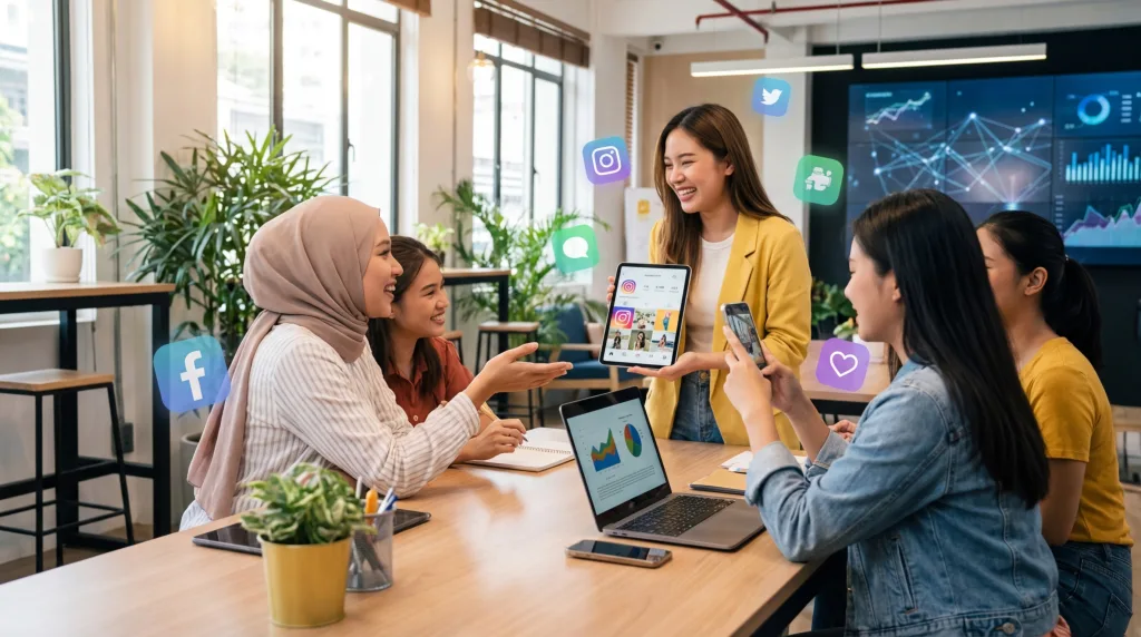 Social media girls : stratégies efficaces pour briller en ligne