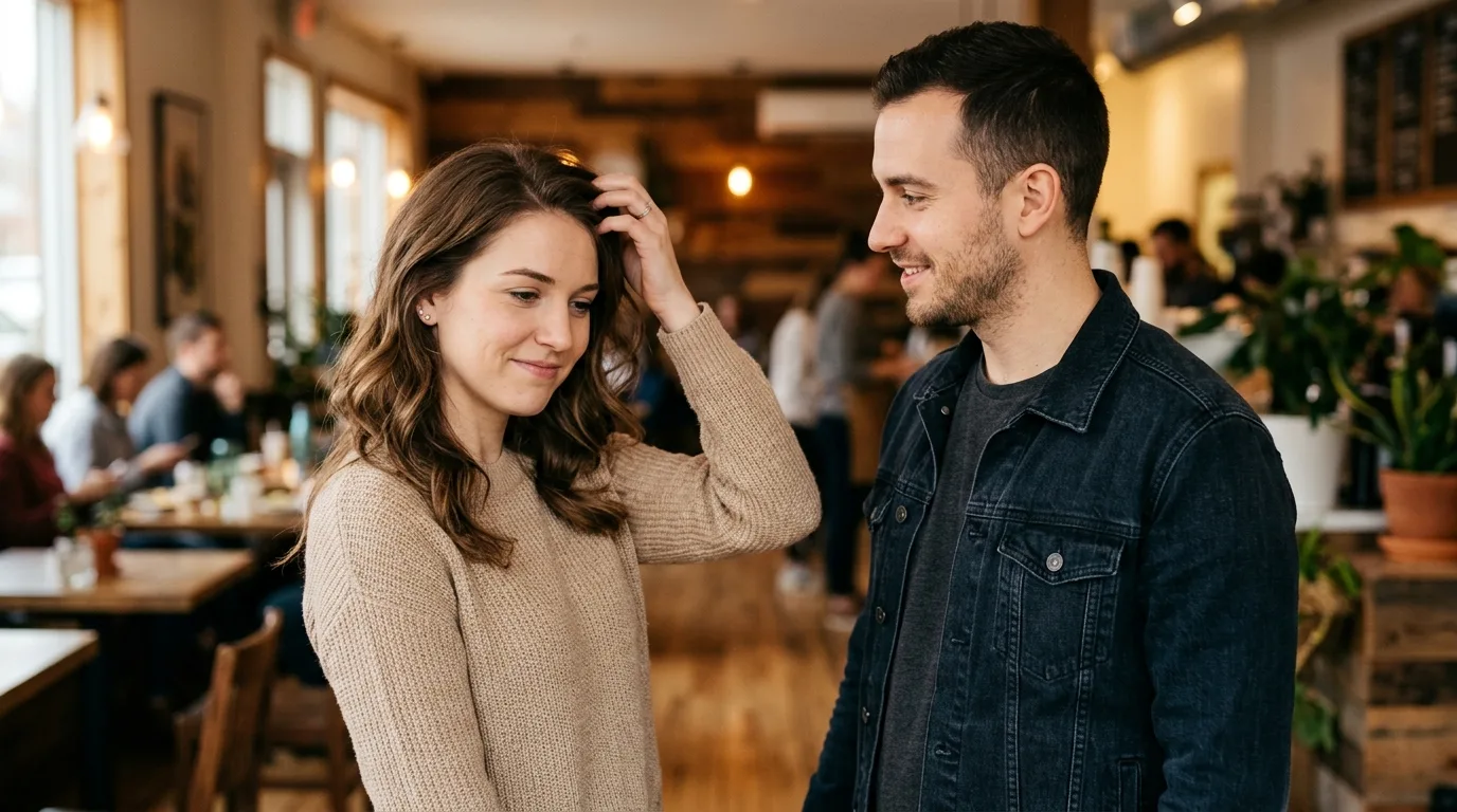 découvrez les gestes et significations lorsqu'une femme touche ses cheveux devant un homme, un langage corporel riche en émotions et intentions.