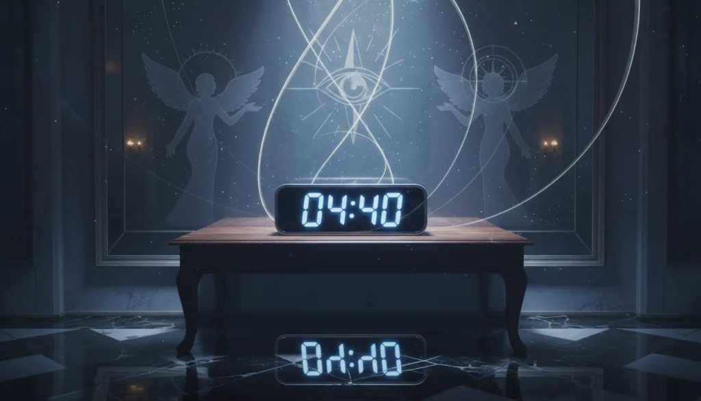 Que signifie vraiment l&rsquo;heure miroir inversée 04h40 et pourquoi la voyez-vous fréquemment ?