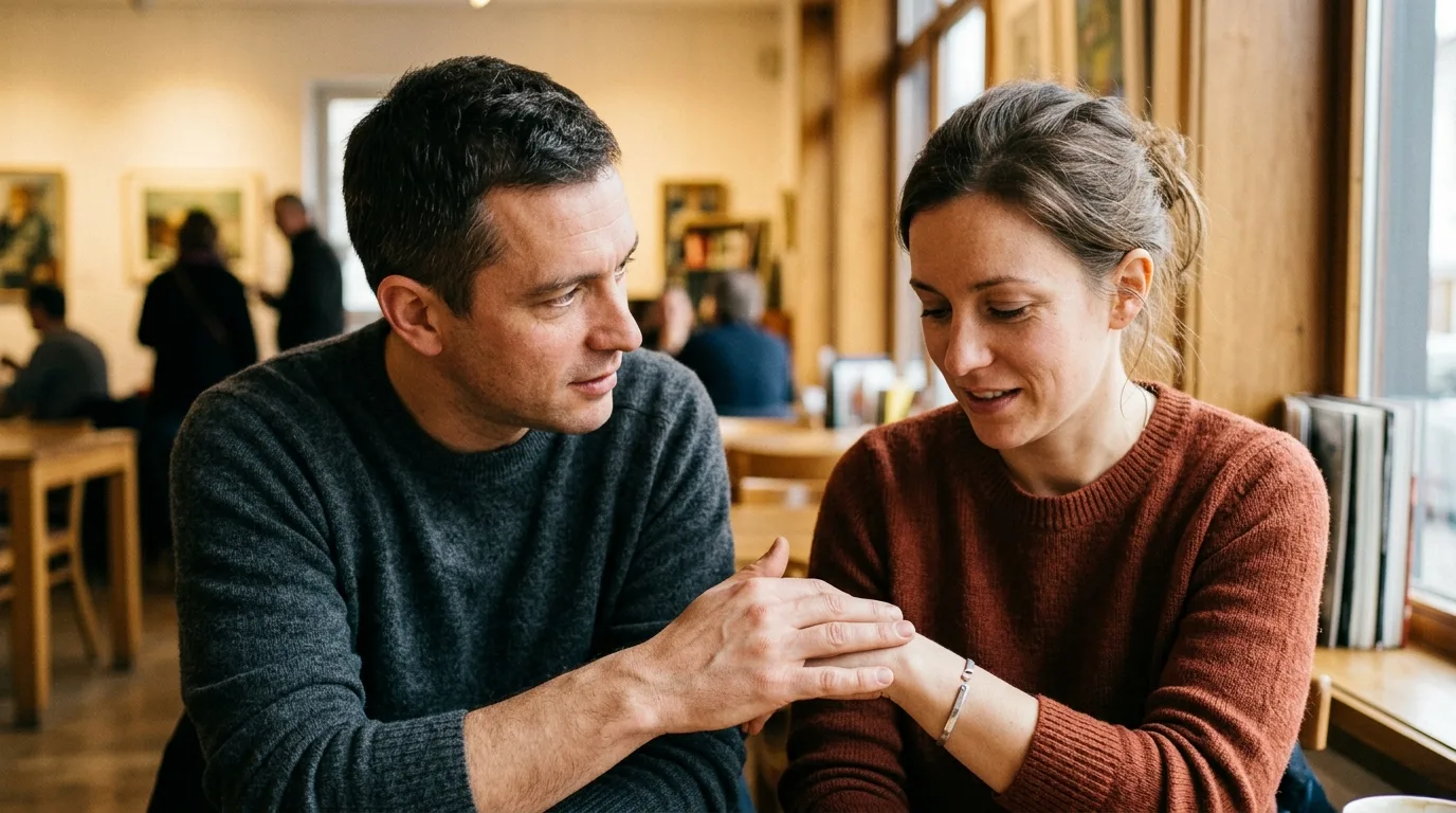 découvrez la signification du geste lorsqu'un homme touche le bras d'une femme : interprétations et messages derrière ce contact subtil.