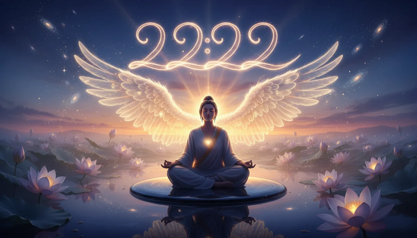 découvrez la signification spirituelle puissante de l'heure triple 22h22 et déchiffrez le message qu'elle vous transmet pour guider votre chemin.