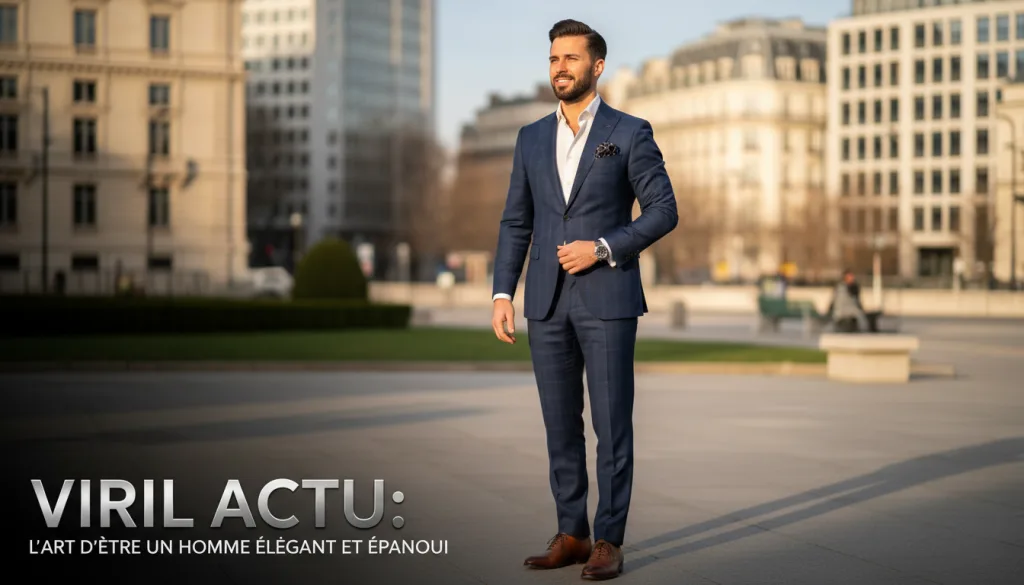 Viril actu : l&rsquo;art d&rsquo;être un homme élégant et épanoui